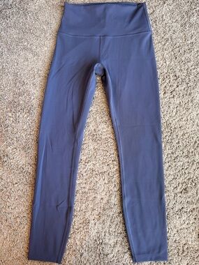 Lululemon Wunder train 25” leggings in nightfall
